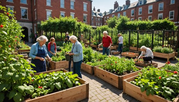 Jardins partages communautaires bienfaits sociaux